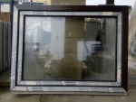 Kunststofffenster Salamander 120x90 cm (b x h), Mooreiche, 1-flügelig