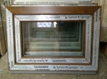 Kunststofffenster Salamander 70x50 cm (b x h), Eiche Gold, 1-flügelig