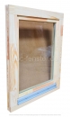 Holzfenster 80x100 cm, Europrofil Kiefer