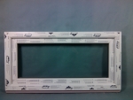 Kunststofffenster Salamander 73 mm, 120x60 cm (b x h), weiß, 1-flügelig, Kippöffnung