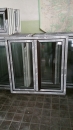 Kunststofffenster Salamander 100x100 cm (b x h), Mooreiche, 2-flügelig