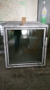 Kunststofffenster Salamander 120x120 cm (b x h), Mooreiche, 1-flügelig